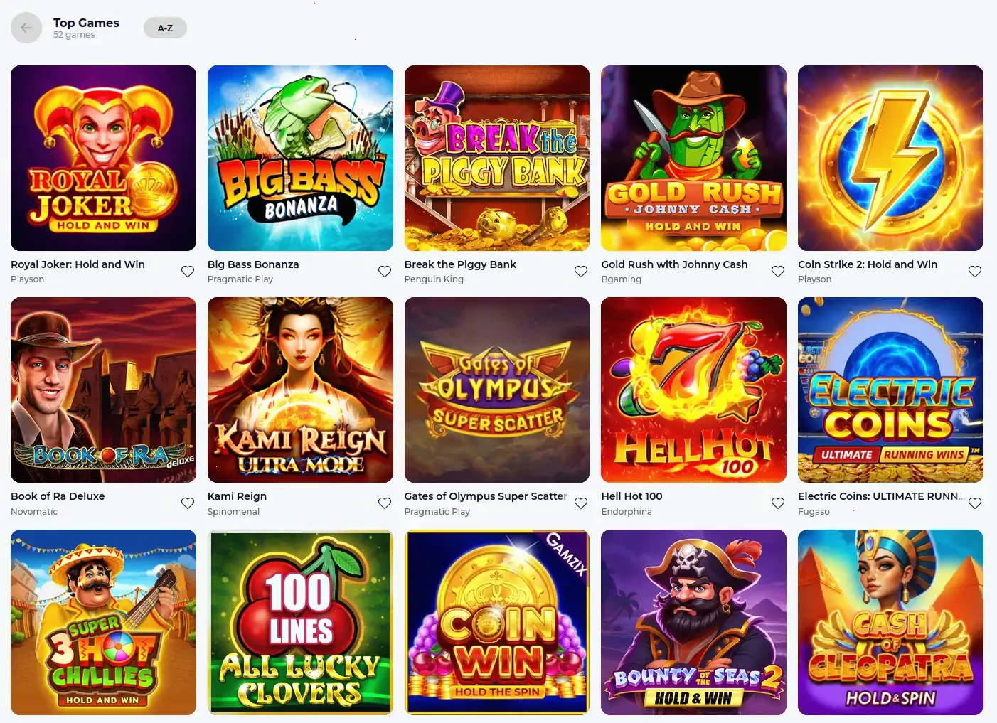 Interface de l'application mobile Wild Robin avec slots et live casino